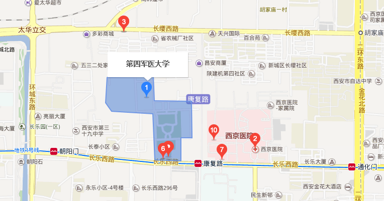 西京医院平面图图片